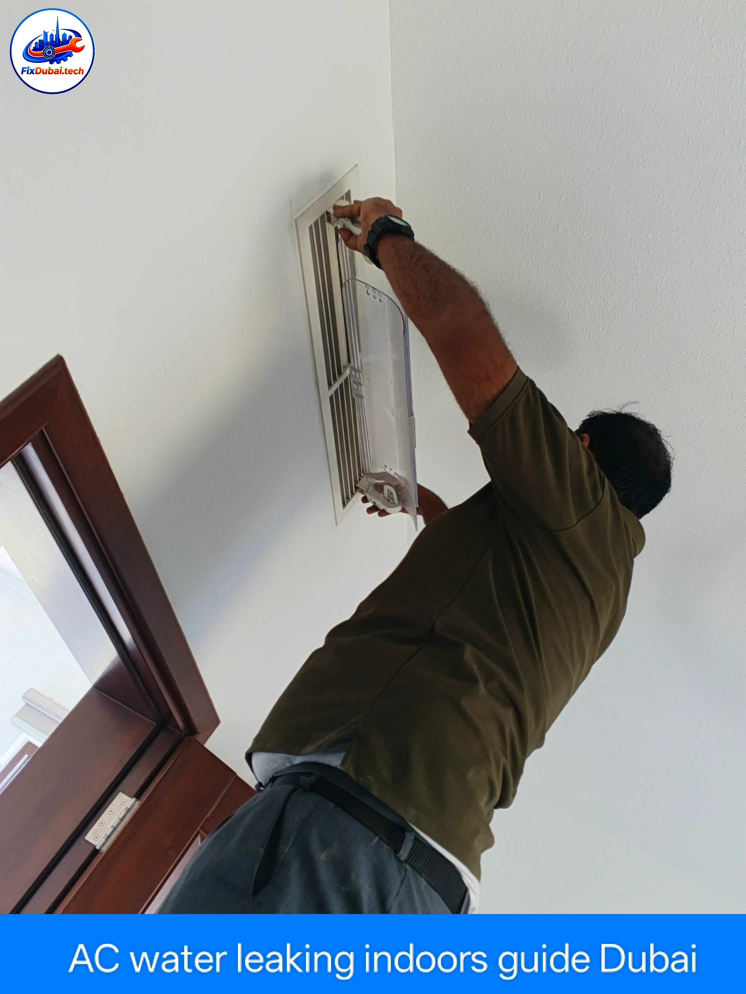 AC water leaking indoors guide Dubai